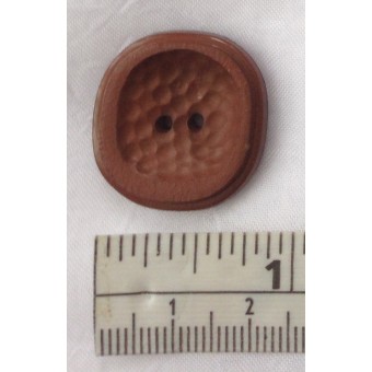 Buttons - 23mm - Brown